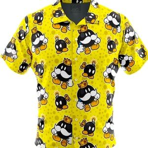 Men’s plus sized Mario themed shirt